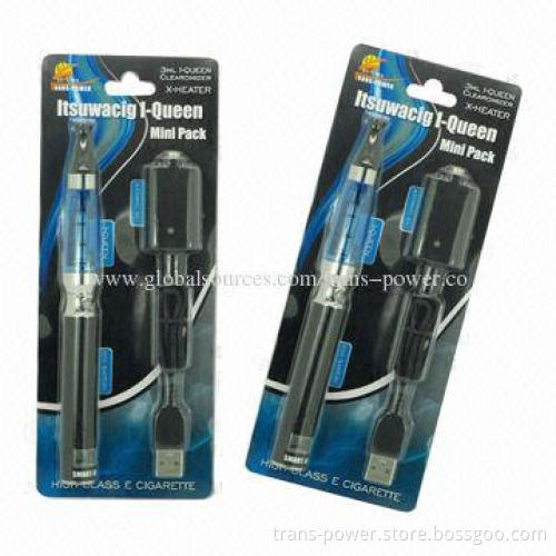 2014 China Manufacturer Evod I-Queen E Cigarette Blister Kit with Bottom Coil, CE, RoHS and TUV